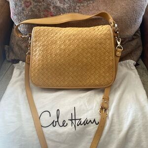 Cole Haan Gold/yellow crossbody bag - like new